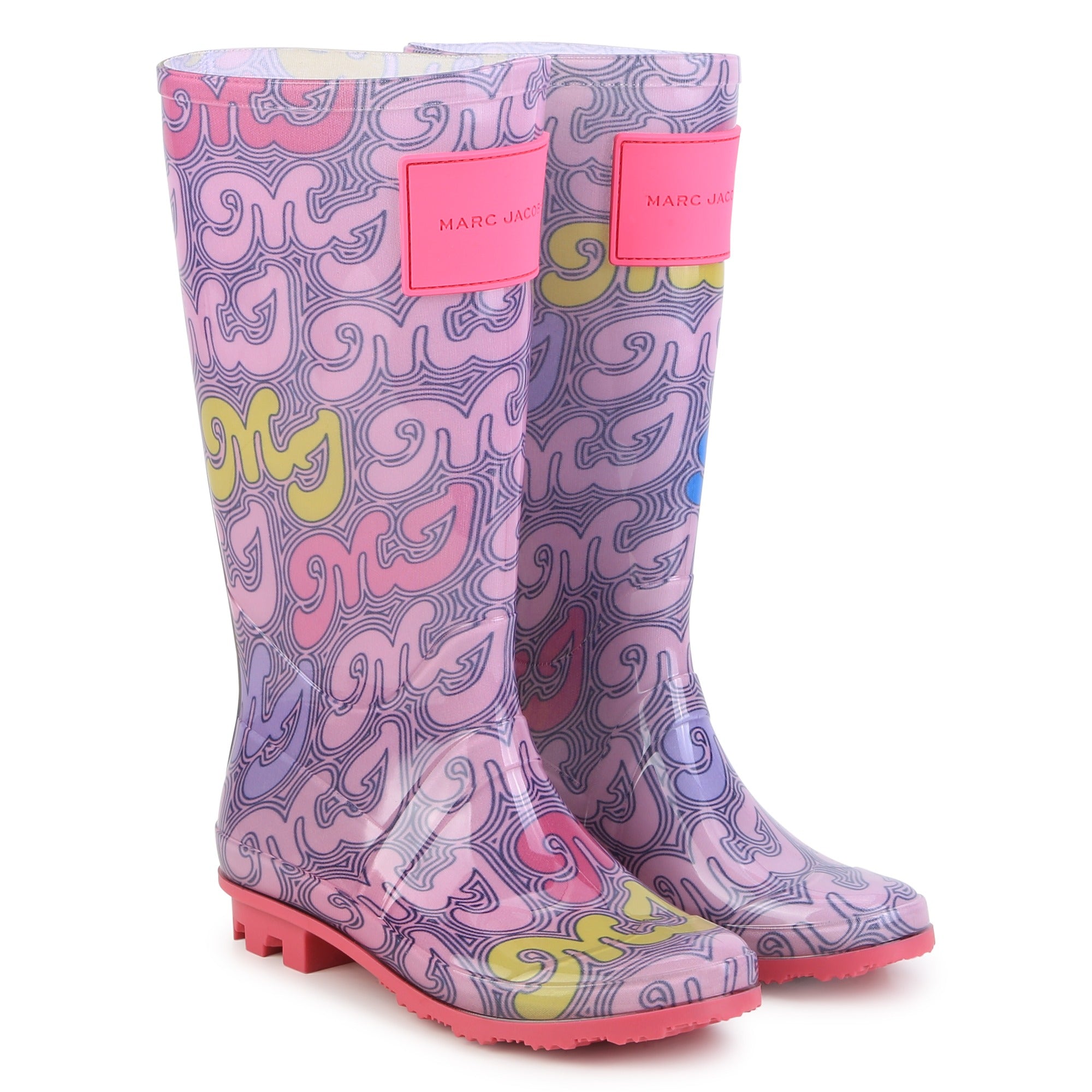 Purple Logo Rain Boots kids atelier