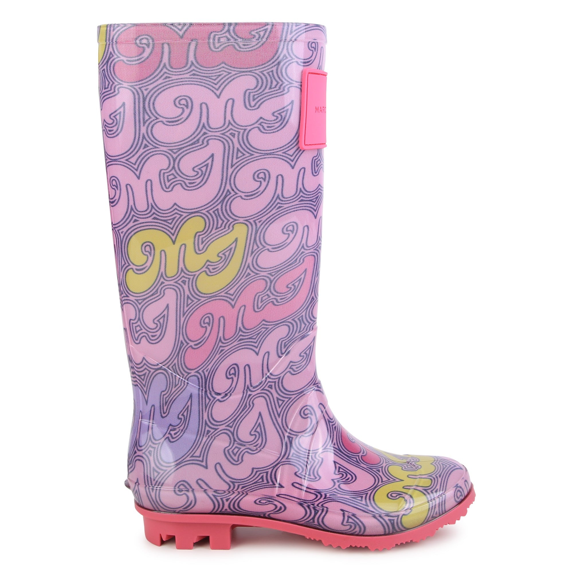 Purple Logo Rain Boots kids atelier