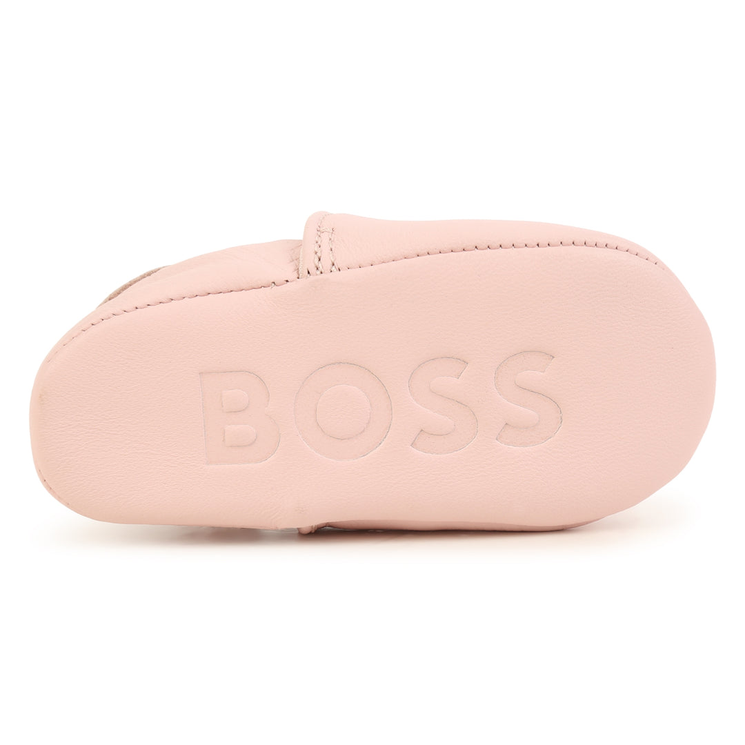 boss-j99131-44l-Pink Logo Pre Walker Shoes