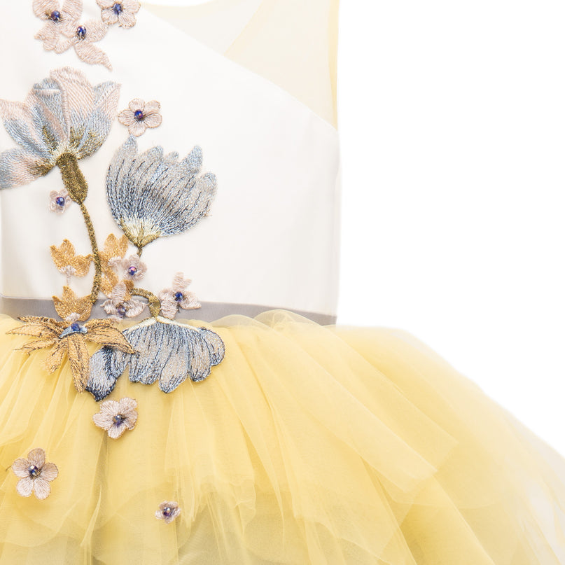 Blue Gemini Tulle Dress