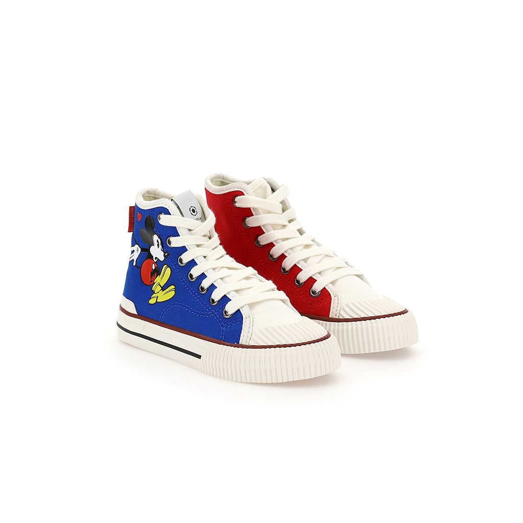 Multicolor Mickey High Top Sneakers