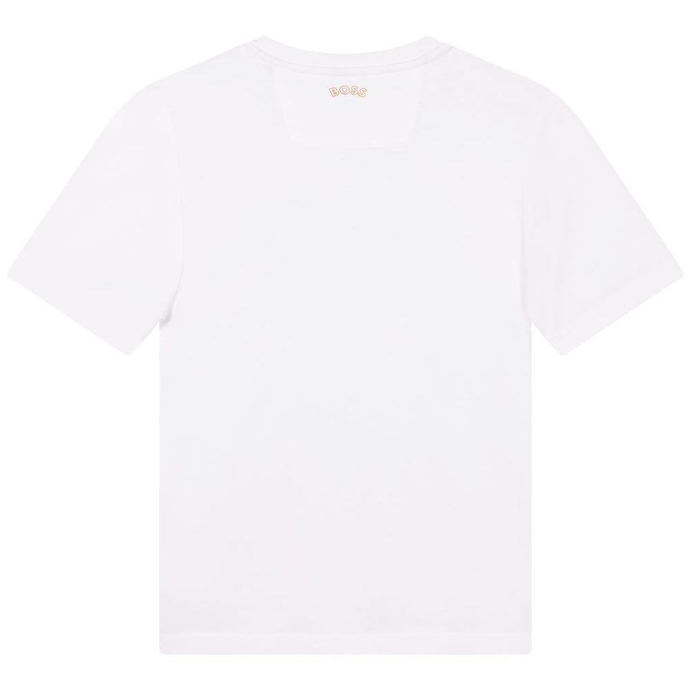 boss-White Logo T-Shirt-j25m10-10b_kids atelier