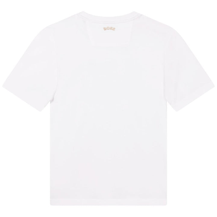 boss-White Logo T-Shirt-j25m10-10b_kids atelier