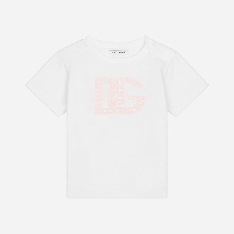 dg-l1jt7w-g7l5o-s9001-Ivory Logo T-Shirt