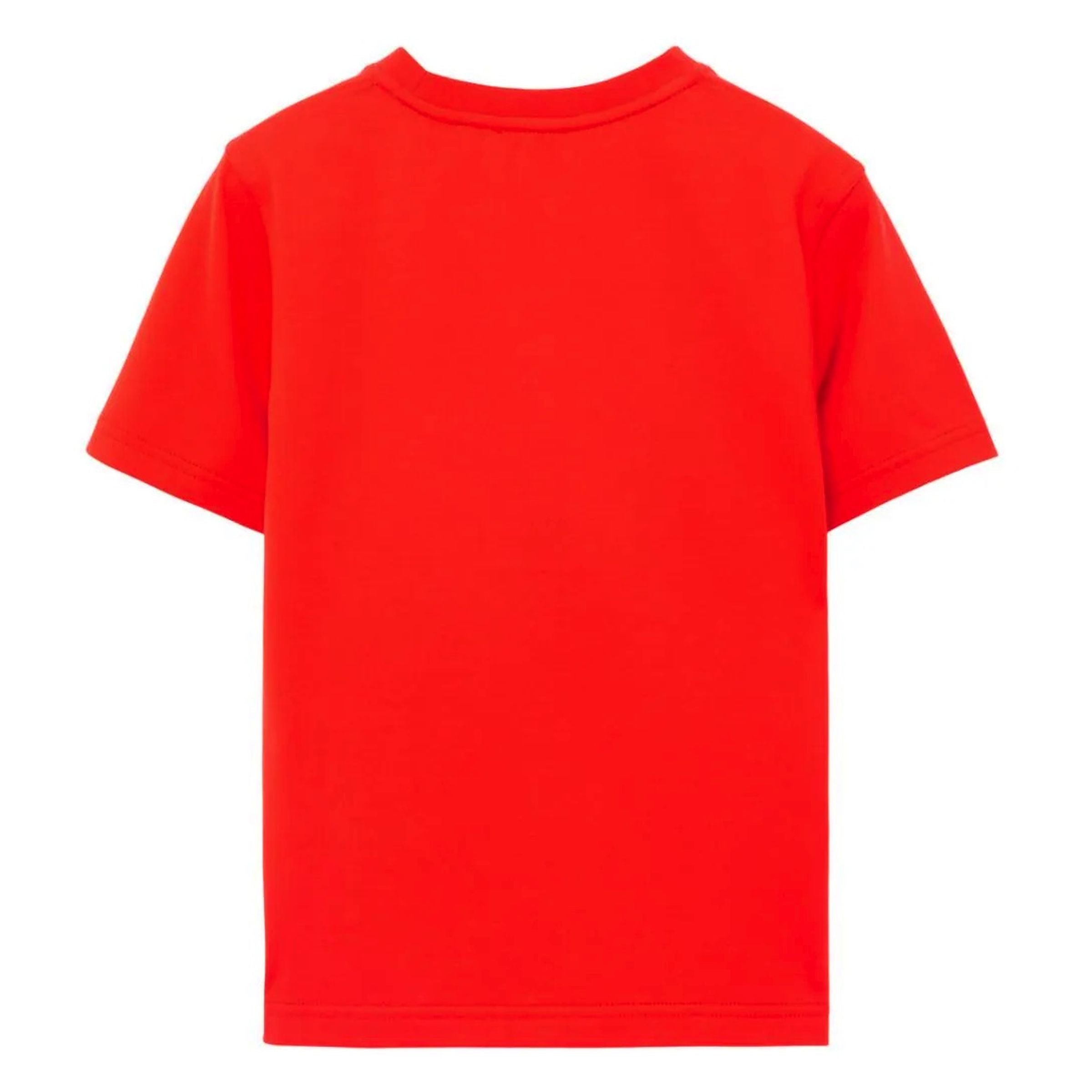 Orange Cotton T Shirt kids atelier