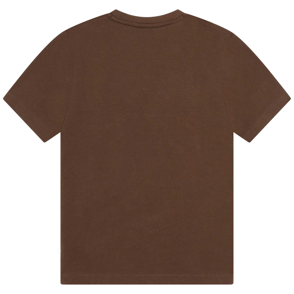 boss-j25o65-343-Brown Logo T-Shirt