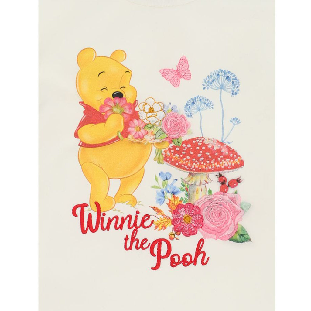 monnalisa-Winnie The Pooh White Dress-398905ss-8018-0001