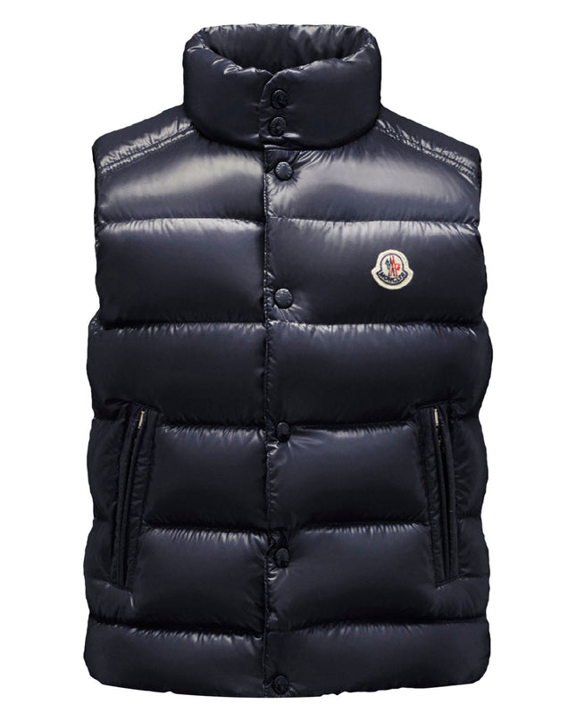 moncler-Navy Blue Tib Down Gilet-i2-954-1a126-20-68950-742