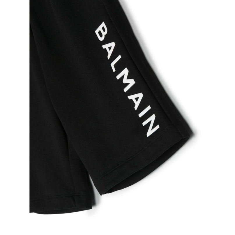 balmain-Black Logo Shorts-bs6t59-z0081-930bc