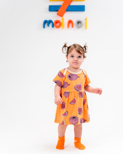 kids-atelier-moi-noi-baby-girl-yellow-sand-castle-print-knitted-dress-mn8019-yellow