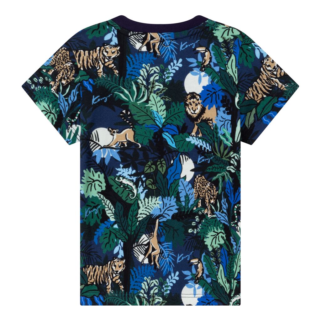 kenzo-Multicolor  Jungle T-Shirt-k05122-868