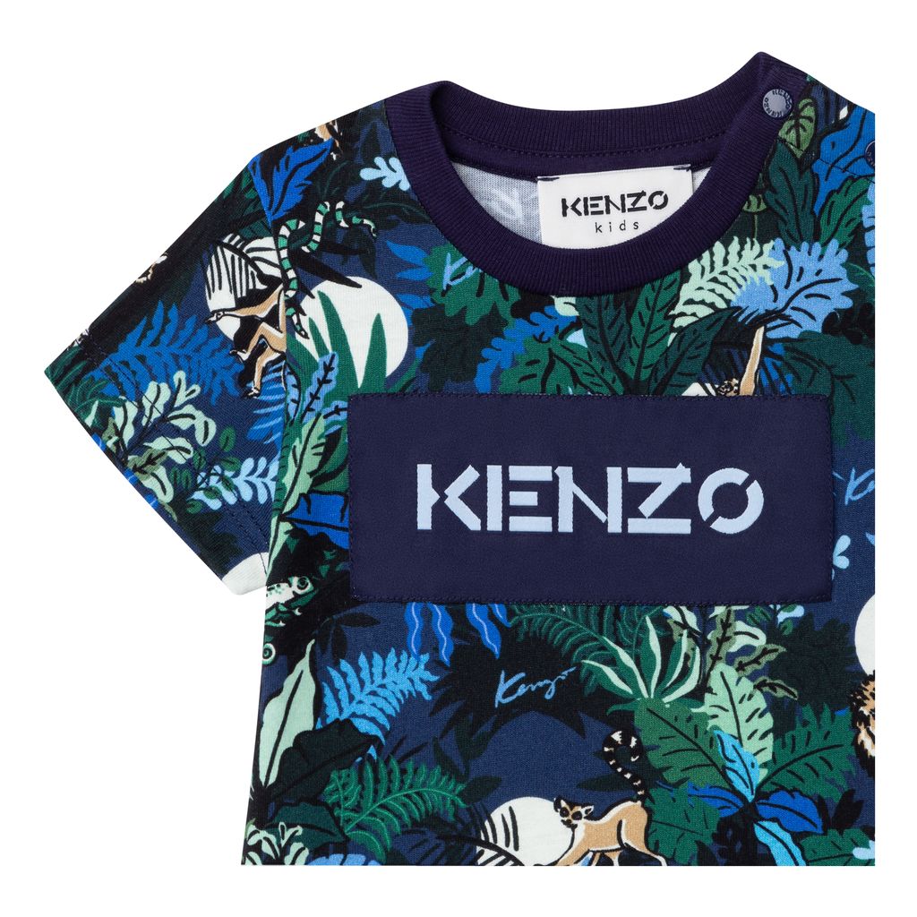 kenzo-Multicolor  Jungle T-Shirt-k05122-868