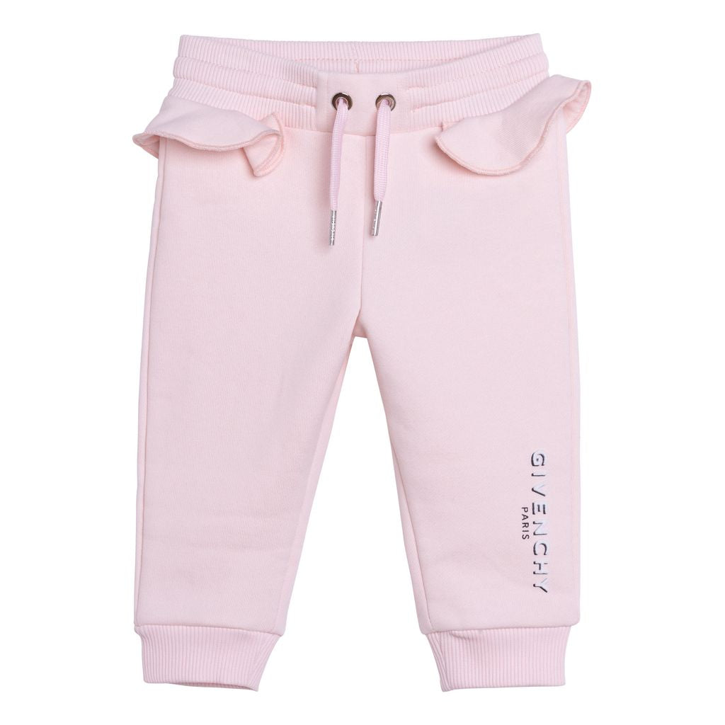 Pink Logo Cotton Sweatpants