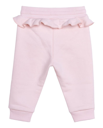 Pink Logo Cotton Sweatpants