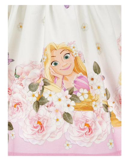 monnalisa-11c925-3675-9990-White Floral Repunzel Dress