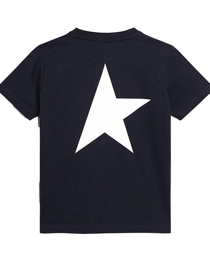 golden-goose-gkp01263-p000888-50767-Navy Star T-Shirt