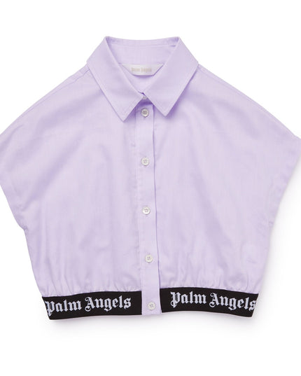 palm-angels-pgga011s23fab0013610-Pink Oxford Sleeveless Shirt