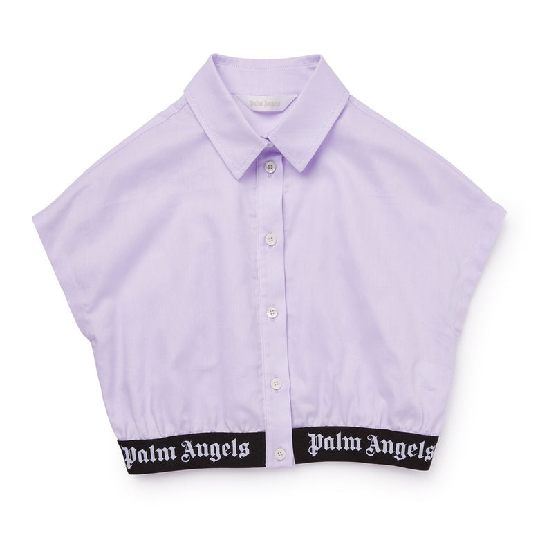 palm-angels-pgga011s23fab0013610-Pink Oxford Sleeveless Shirt