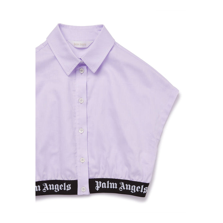 palm-angels-pgga011s23fab0013610-Pink Oxford Sleeveless Shirt