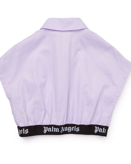 palm-angels-pgga011s23fab0013610-Pink Oxford Sleeveless Shirt