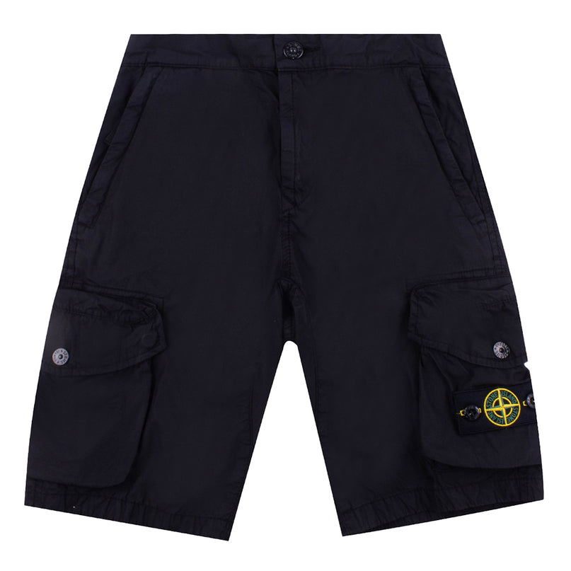 stone-island-Black Bermuda Shorts-7616l0701-v1029