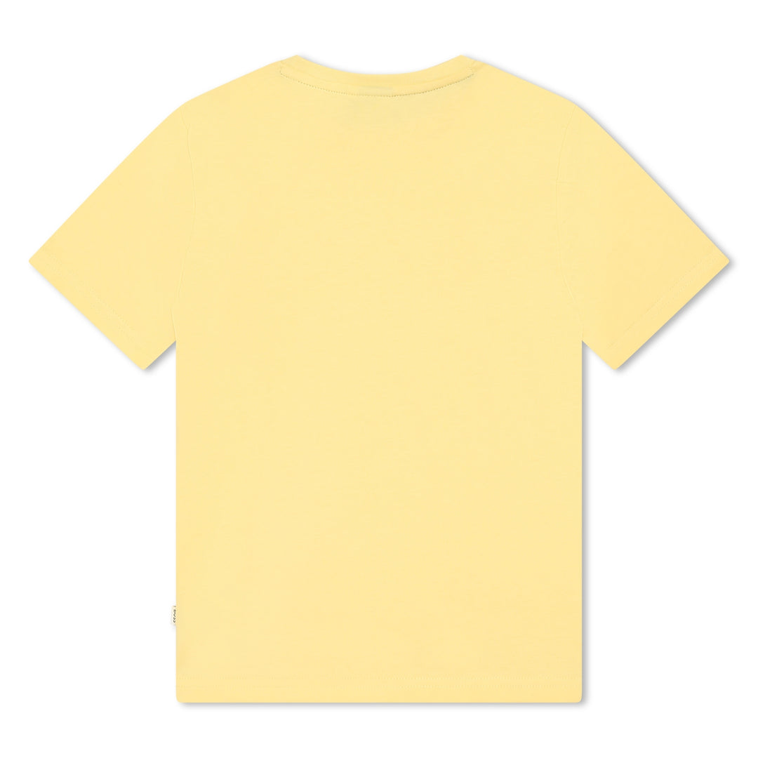 boss-j25o04-528-Yellow Logo T-Shirt