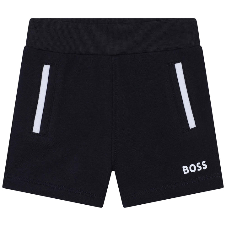boss-j94343-849-nb-Navy Logo Shorts