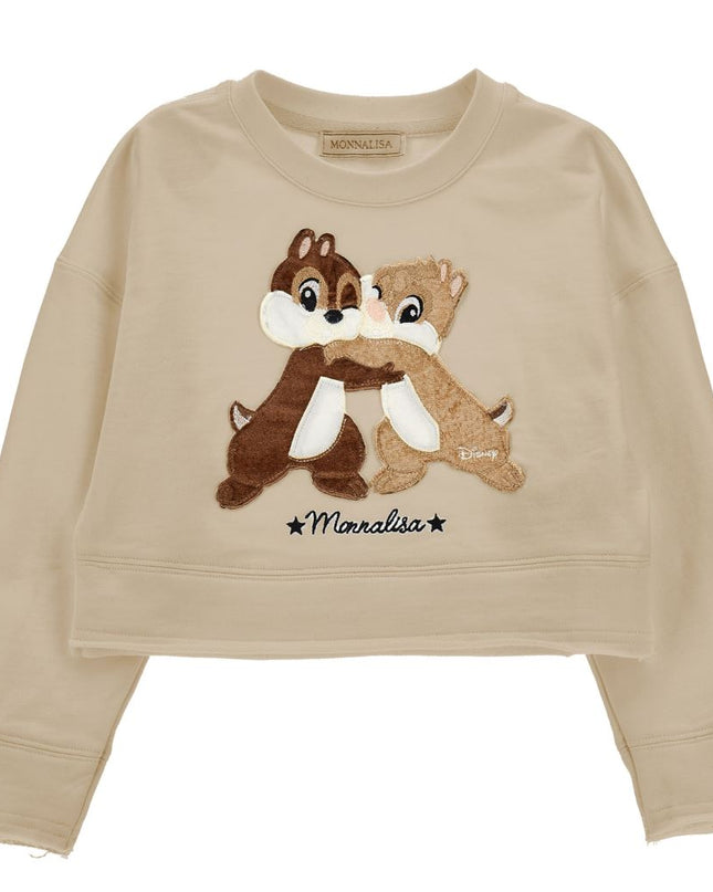 monnalisa-Beige Chipmunks Hug Sweatshirt-190610-0054-0003_kids atelier
