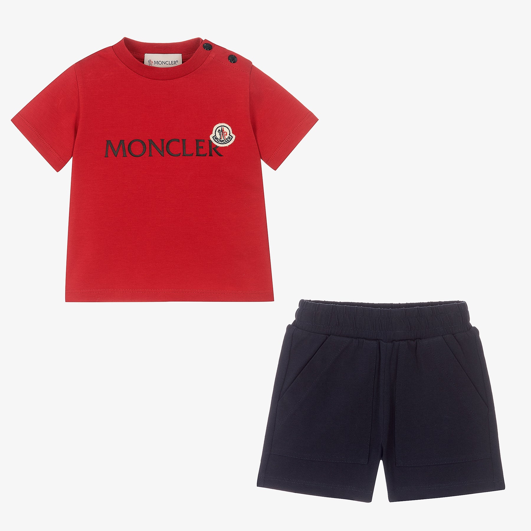 Red moncler sale shorts
