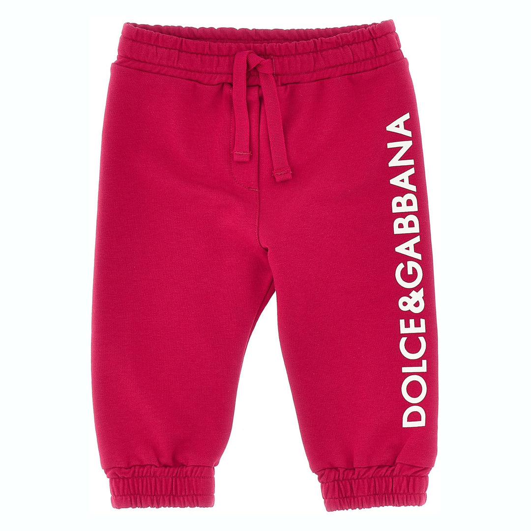 dg-Pink Logo Print Joggers-l2jpb0-g7j6w-f0877