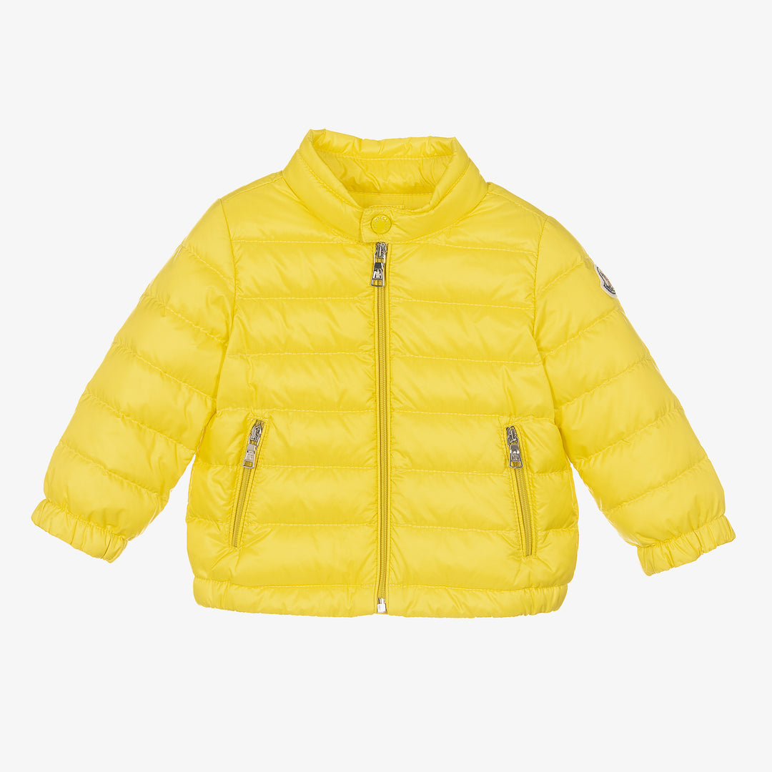 moncler-Yellow Down Padded Acorus Jacket-i1-951-1a000-34-c0401-140