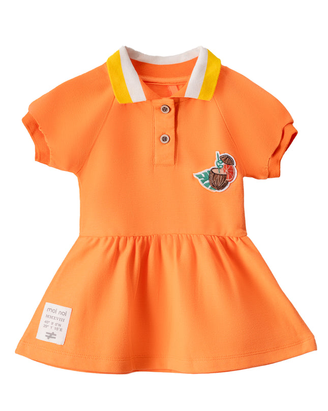 kids-atelier-moi-noi-kid-baby-girl-orange-coconut-icon-polo-dress-mn8021-orange
