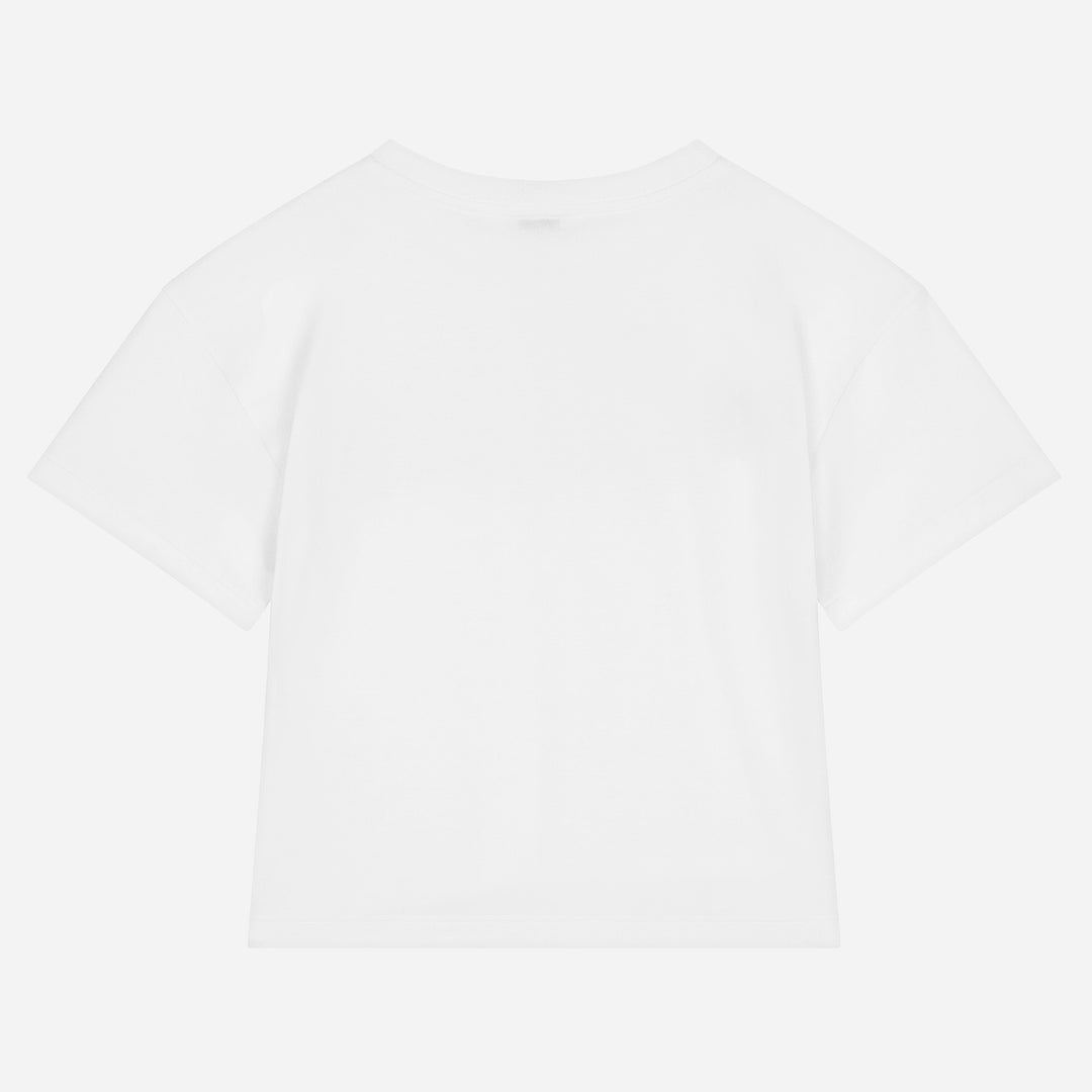 dg-l5jtms-g7l9f-w0111-White Logo T-Shirt