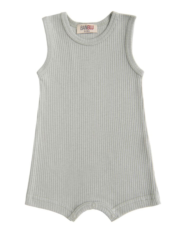 Green Sage Sleeveless Modal Shortie