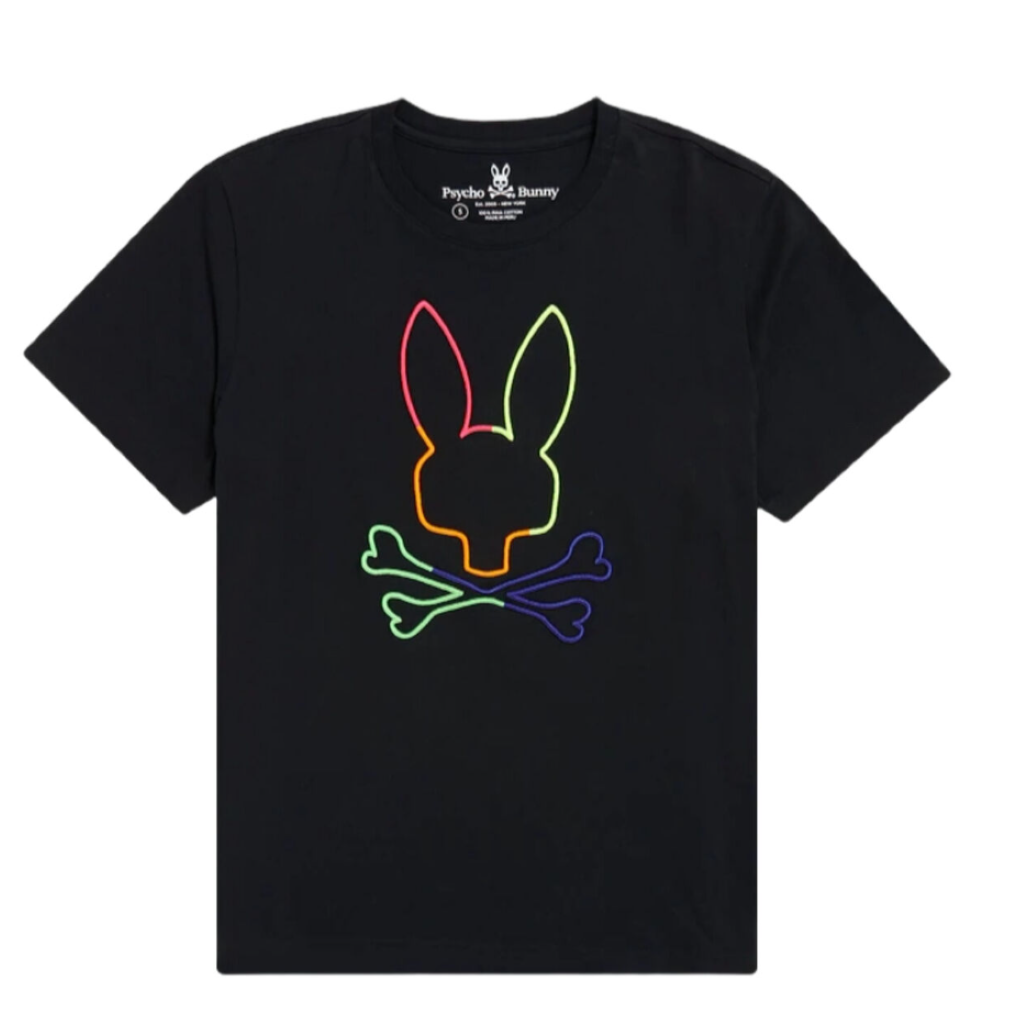 psycho-bunny-Black Leo Bunny T-Shirt-b0u245s1pc-001