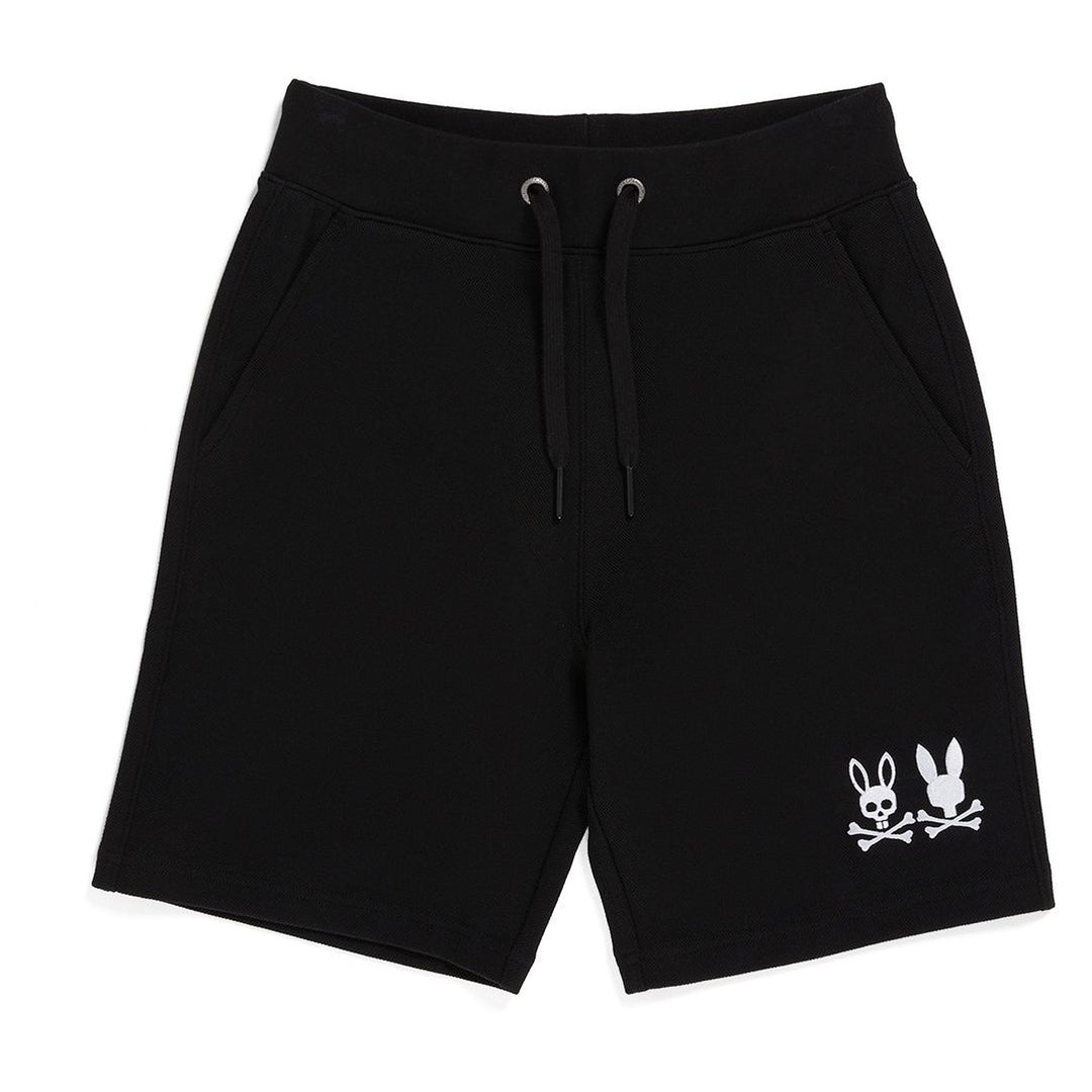 psycho-bunny-b0r936y1ft-Black Kingswood Sweatshort 