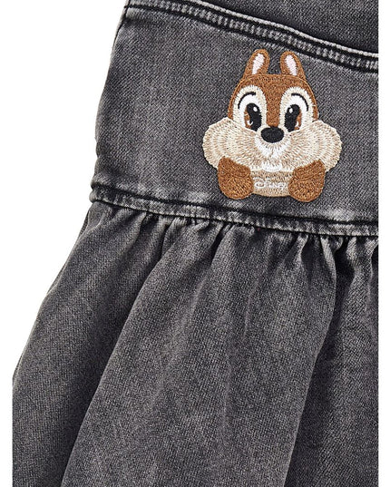 monnalisa-Disney Black Denim Skirt-190708-0030-0050_kids atelier
