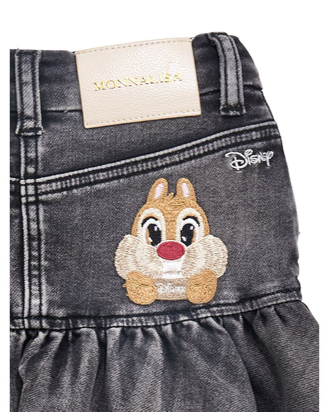 monnalisa-Disney Black Denim Skirt-190708-0030-0050_kids atelier