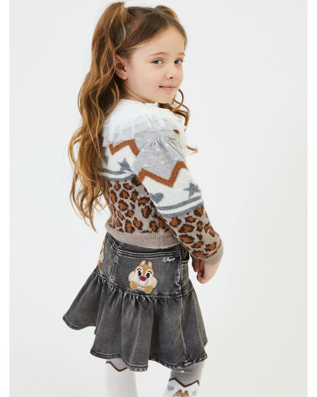 monnalisa-Disney Black Denim Skirt-190708-0030-0050_kids atelier