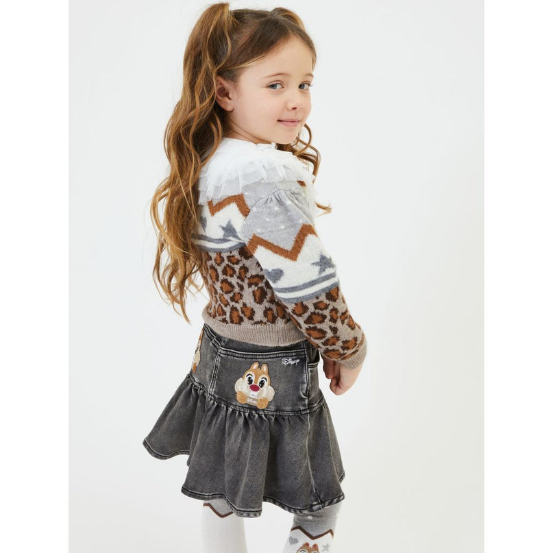 monnalisa-Disney Black Denim Skirt-190708-0030-0050_kids atelier