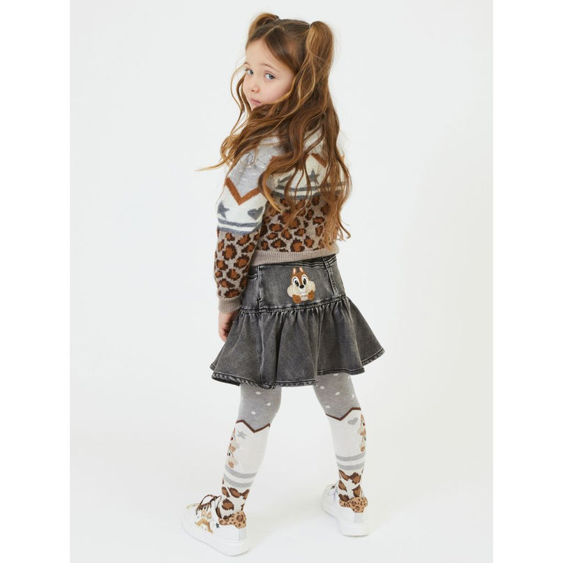 monnalisa-Disney Black Denim Skirt-190708-0030-0050_kids atelier
