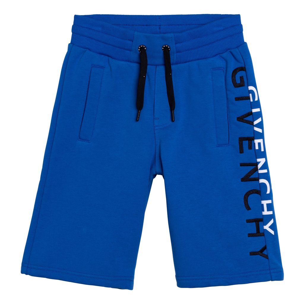givenchy-Blue Bermuda Shorts-h24140-81l