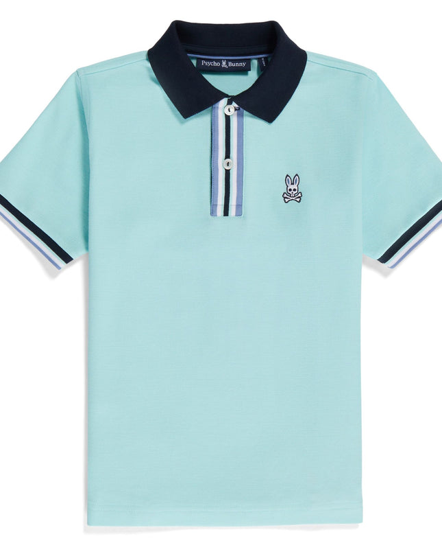 psycho-Water Blue Bloomington Pique Polo-b0k900a2pc-448