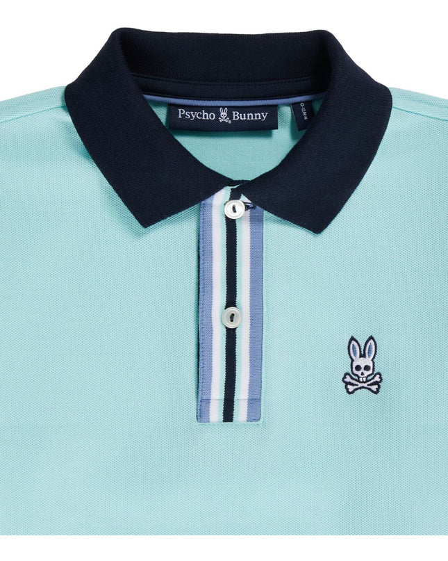 psycho-Water Blue Bloomington Pique Polo-b0k900a2pc-448