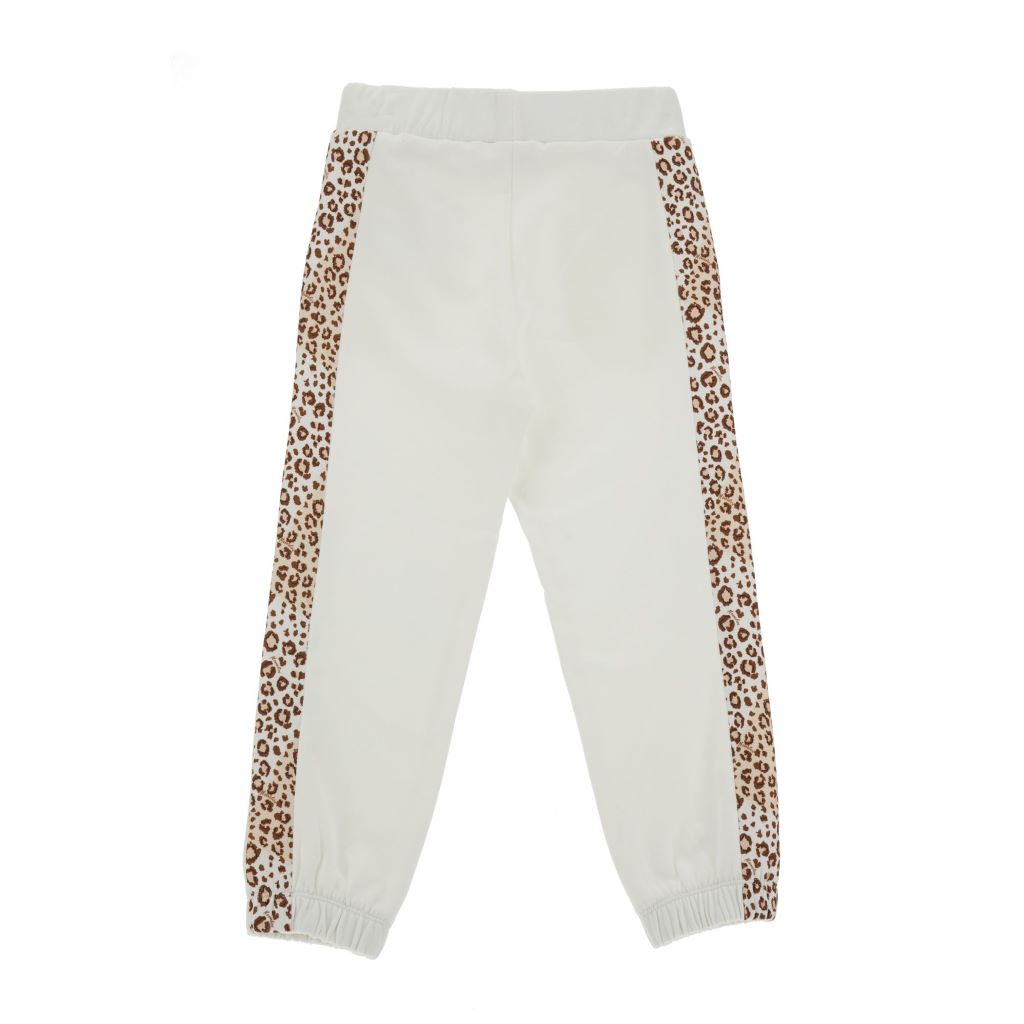White Logo Sweatpants kids atelier