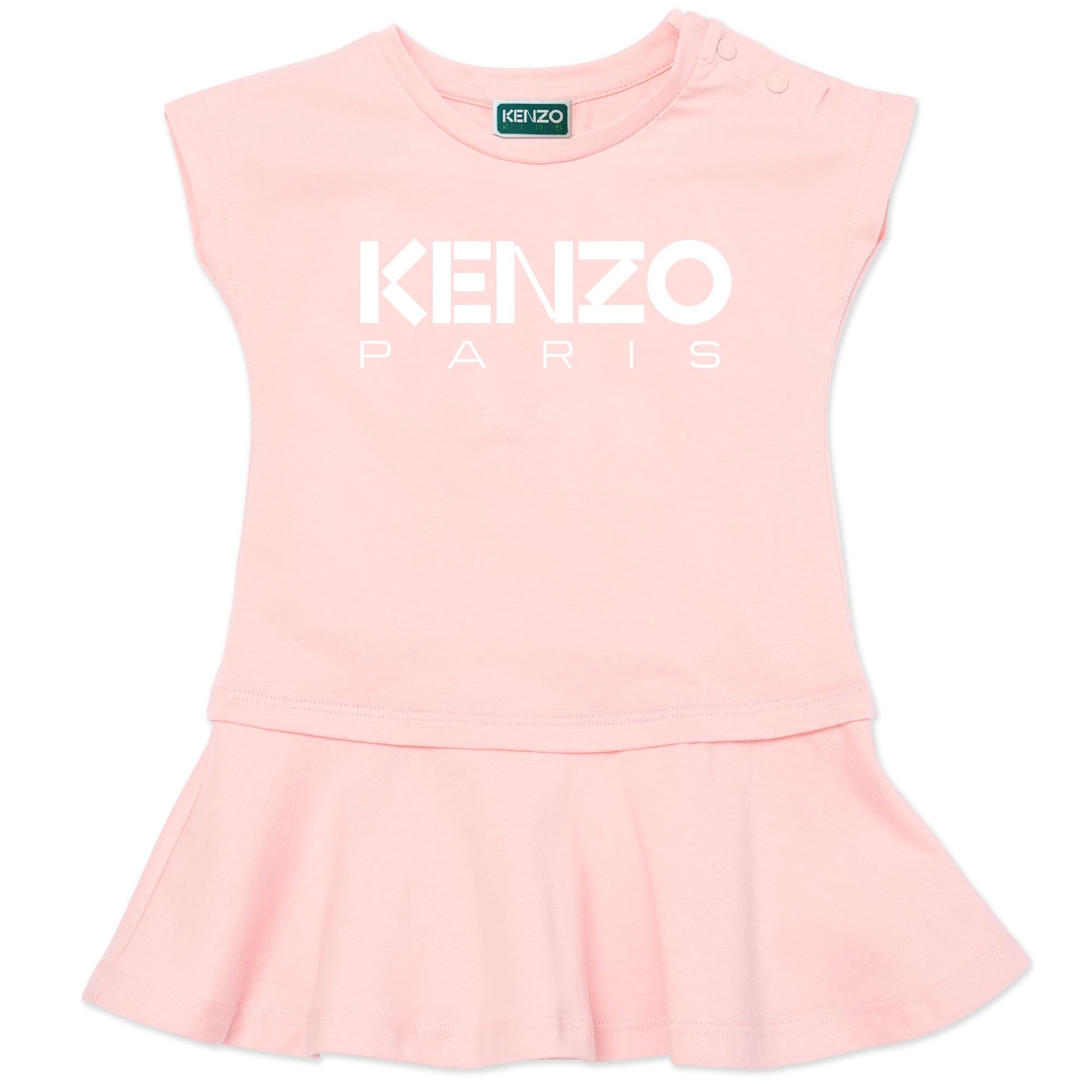 Pink Logo Dress kids atelier