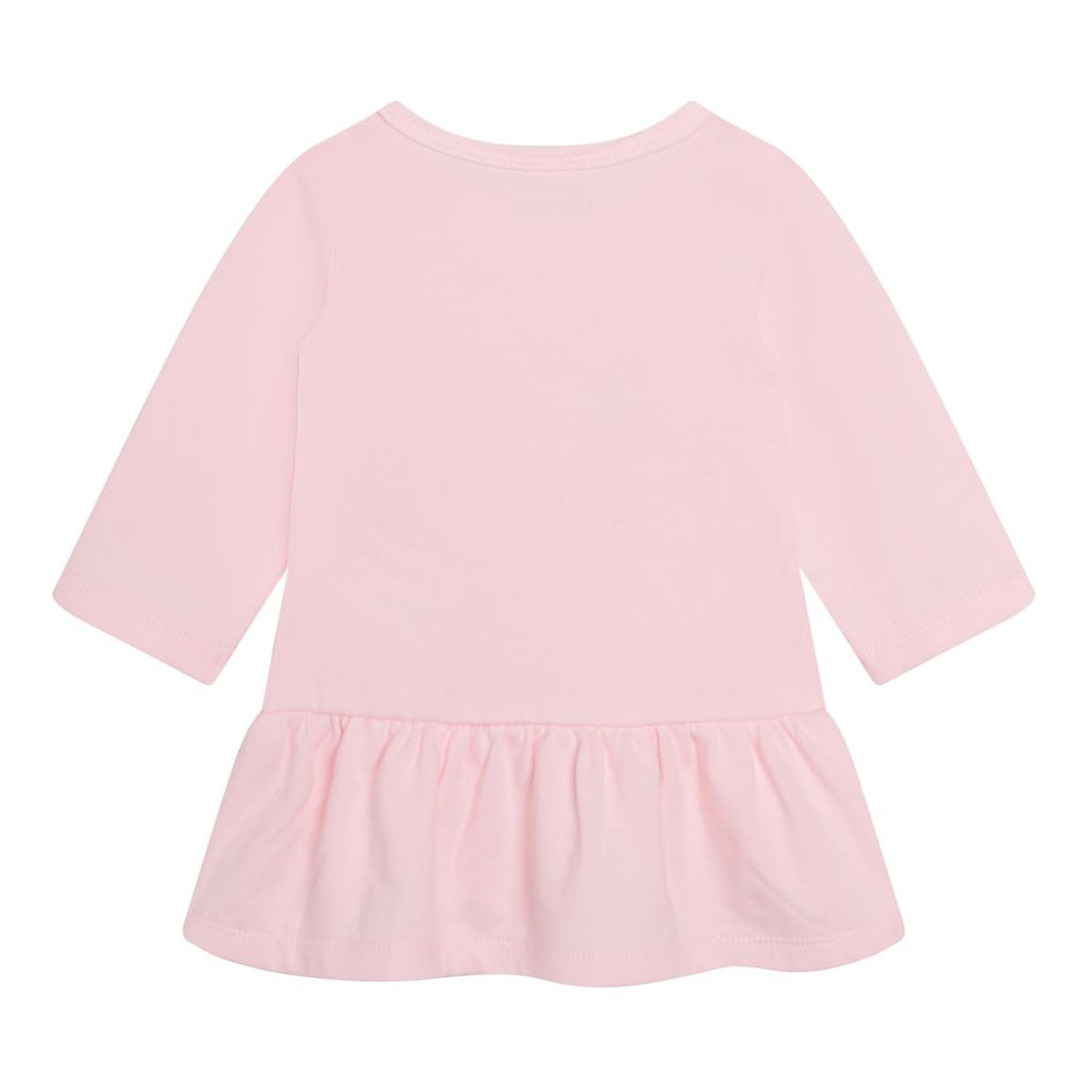 kenzo-Pink Cotton Dress-k92024-44d