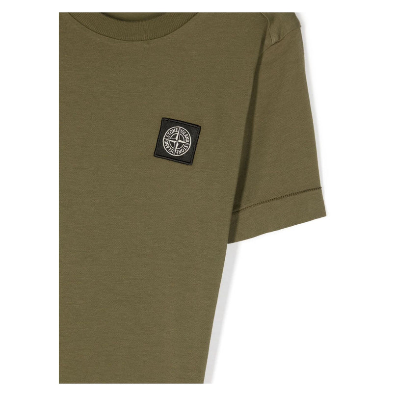 stone-island-Military Green Logo T-Shirt-791620147-v0054