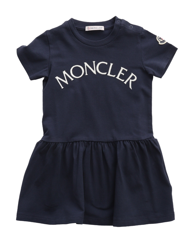 moncler-Navy Logo Dress-i1-951-8i000-04-8790n-744