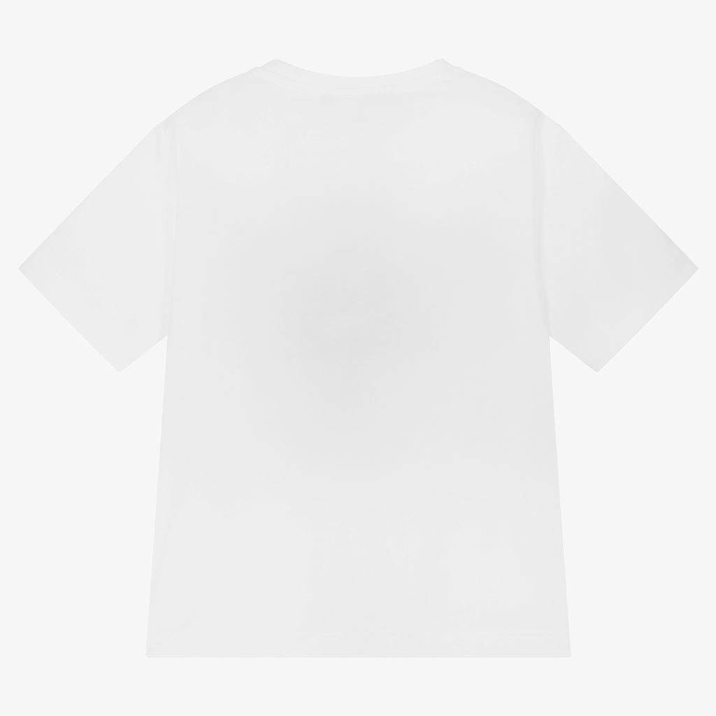 armani-White Logo T-Shirt-6l4tjr-4j5kz-101